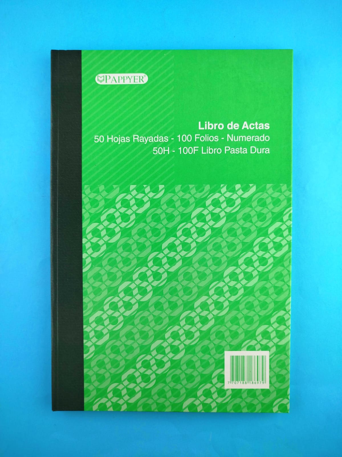 Libro de actas oficio 50 hojas/100 folios