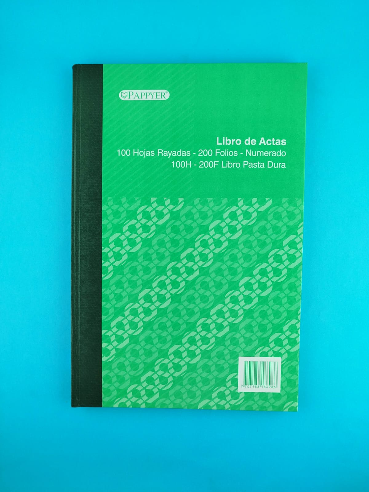 Libro de actas oficio 200 folios 100 hojas by Pappyer