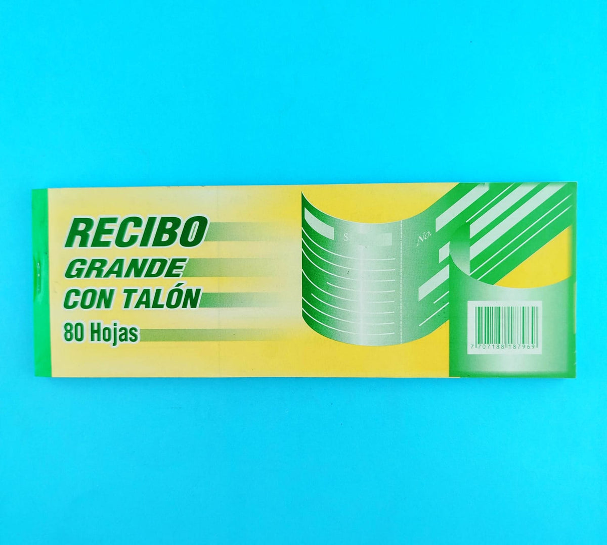 Recibo grande con talón x80 hojas by Varios