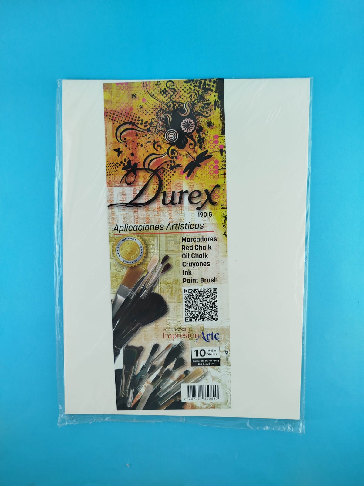 Cartulinas durex 190gx10 by Durex