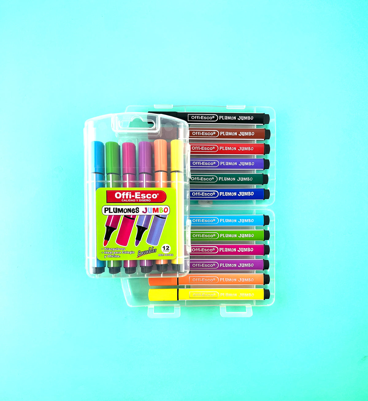 Plumones offi-esco jumbo x12 by Offi-esco
