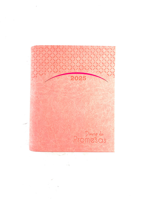 Agenda diario de promesas 2025 rosada by Varios
