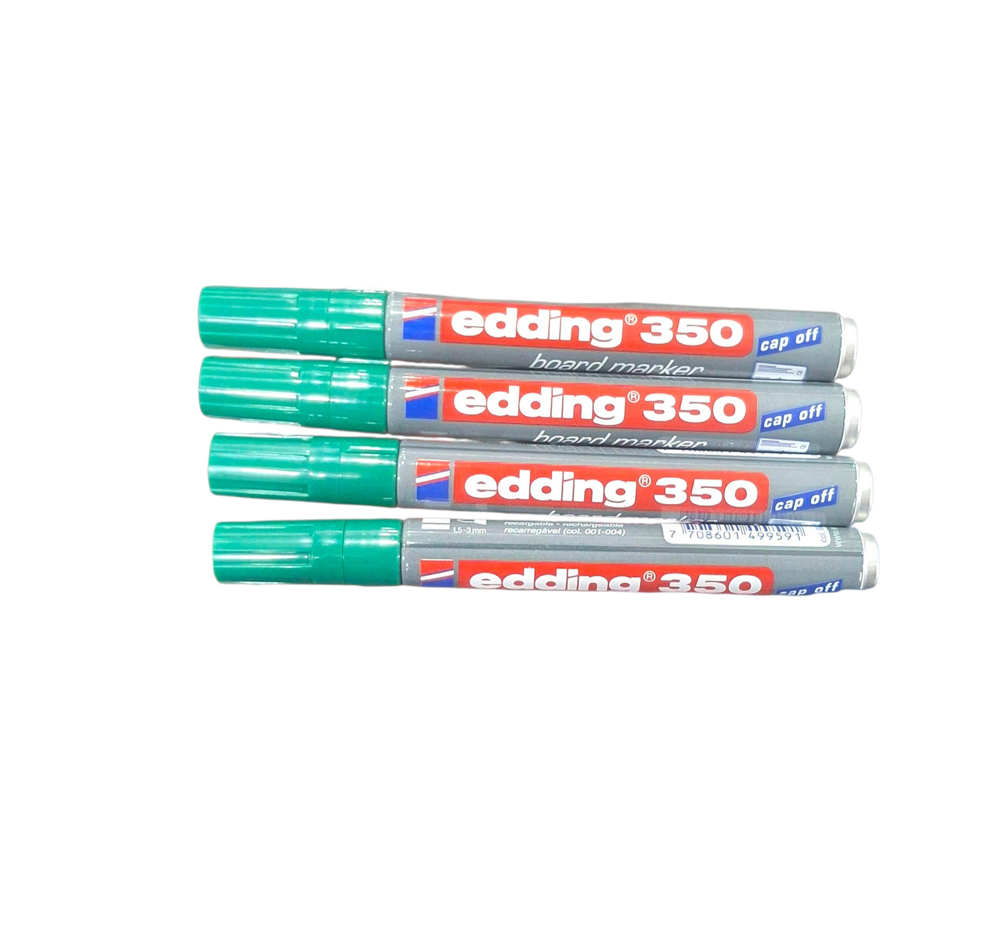Marcador edding metálico 350 recargable verde