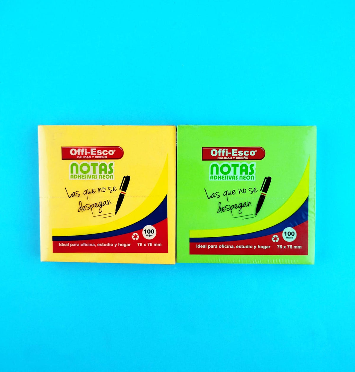 Taco notas adhesivas neon x100 offi esco by Offi esco