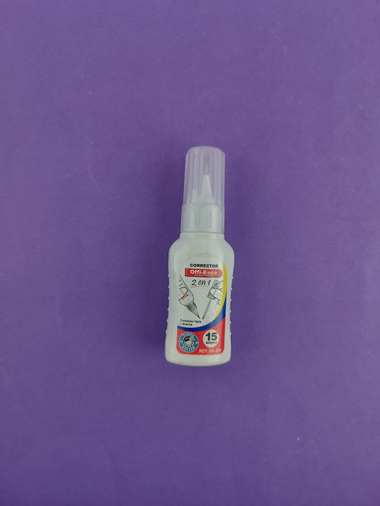 Corrector offiesco oe 254 2 en 1 15 ml