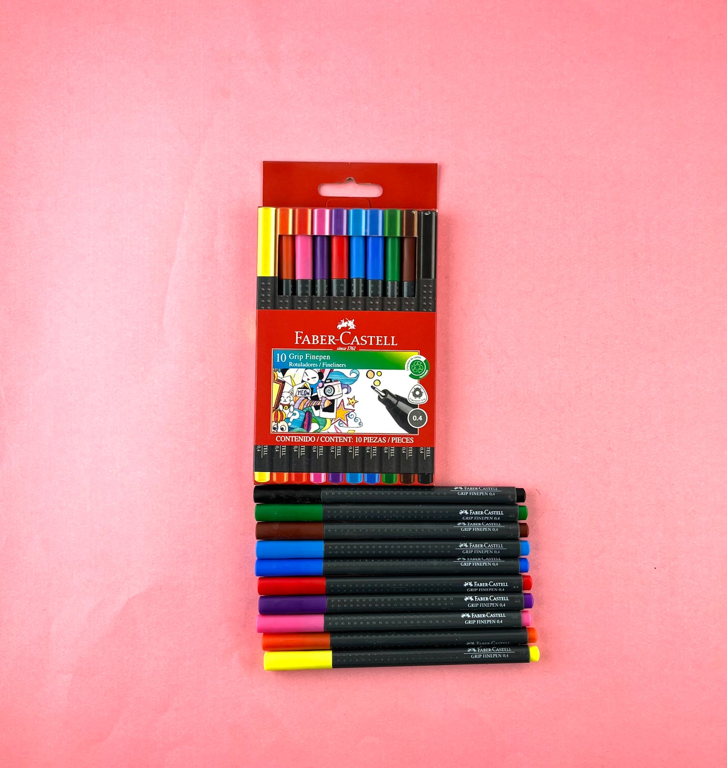 Micropunta faber-castell grip x10