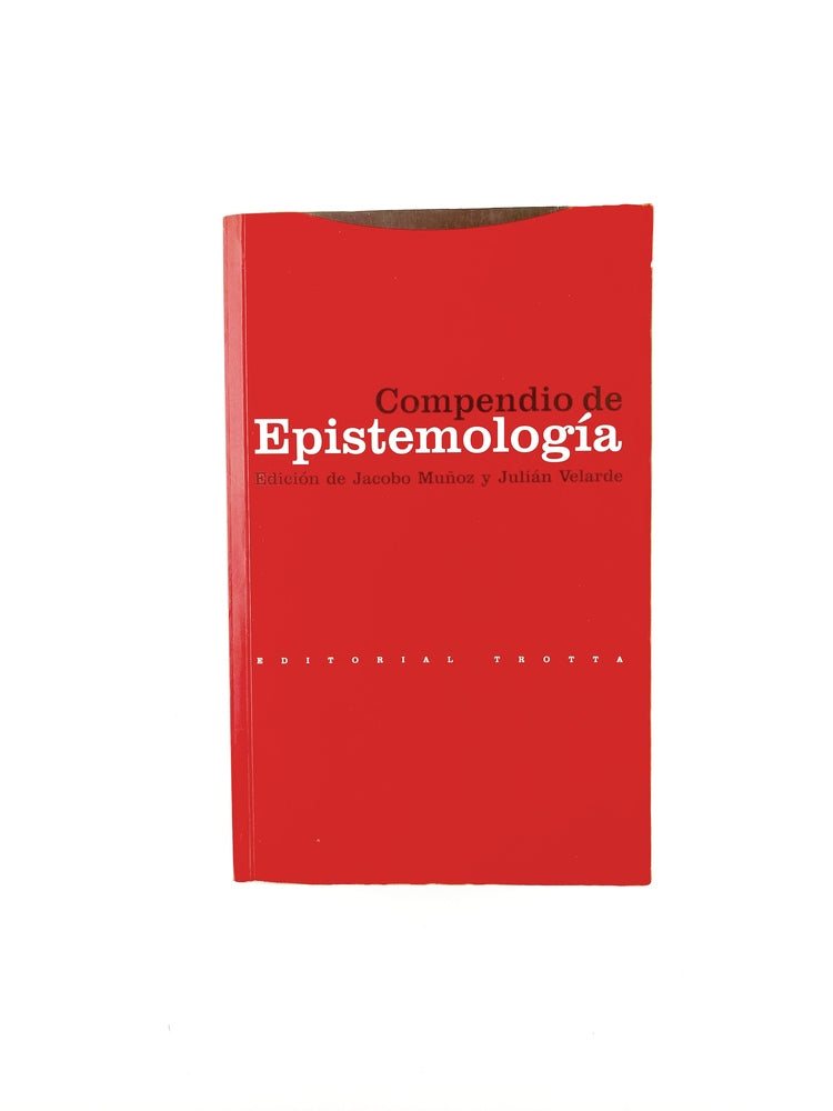 Compendio de epistemología by Jacobo Muñoz Julian Velarde