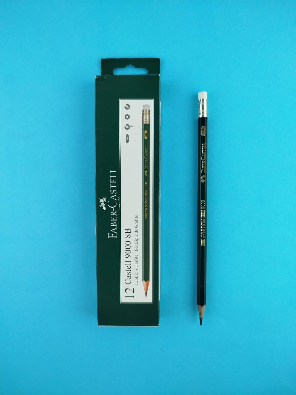 Caja de 12 lápices grafito graduado 8B Faber Castell by Faber Castell