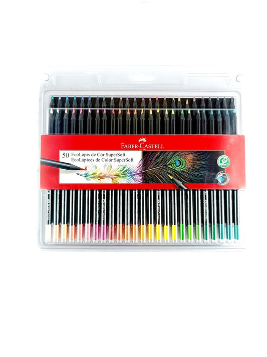 Colores faber castell supersoft x 50 unidades