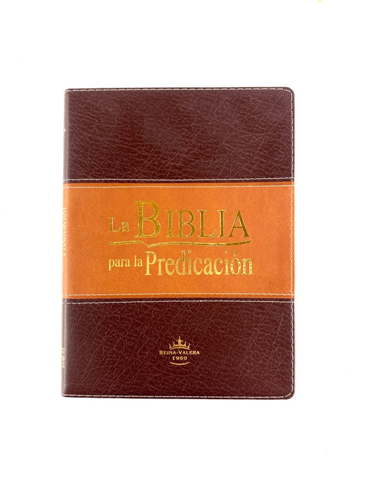 Biblia para la predicación marrón con índice by Reina Valera 1960