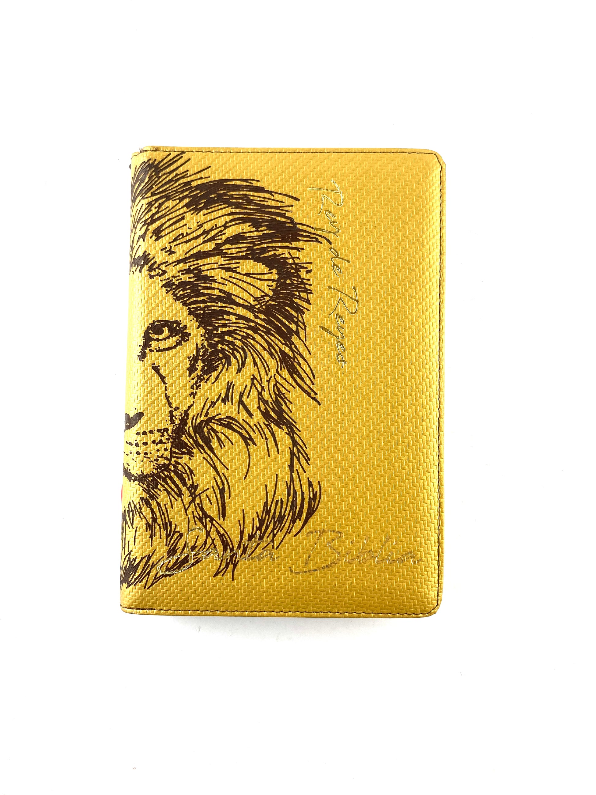 Biblia rvr 1960 letra grande león dorada con índice by Reina Valera 1960