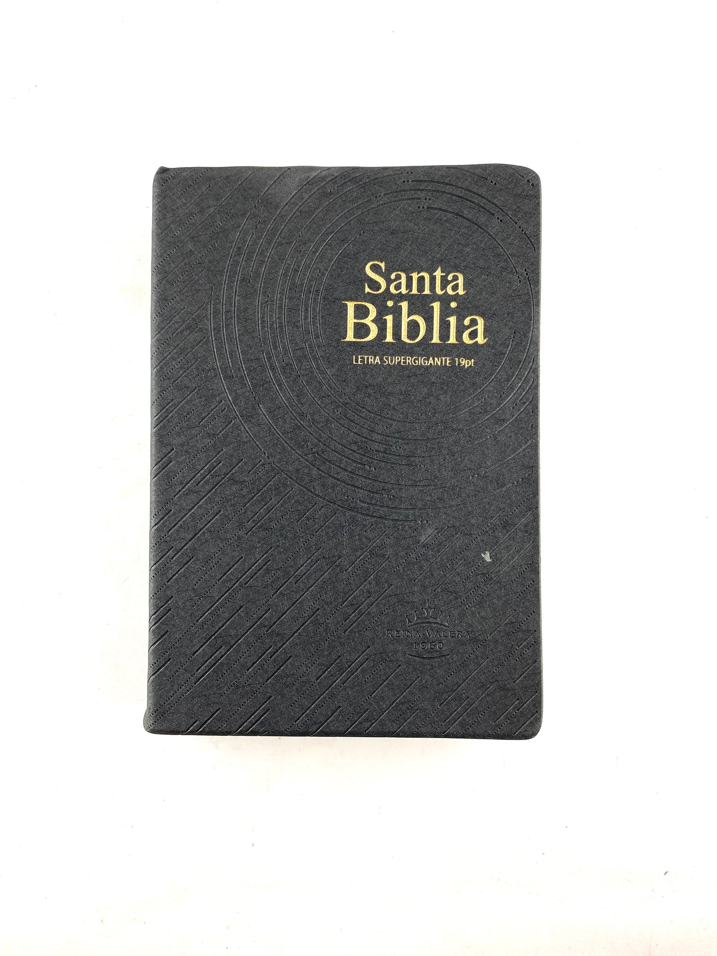 Biblia reina valera 1960 letra súper gigante negra con índice canto dorado sin cierre