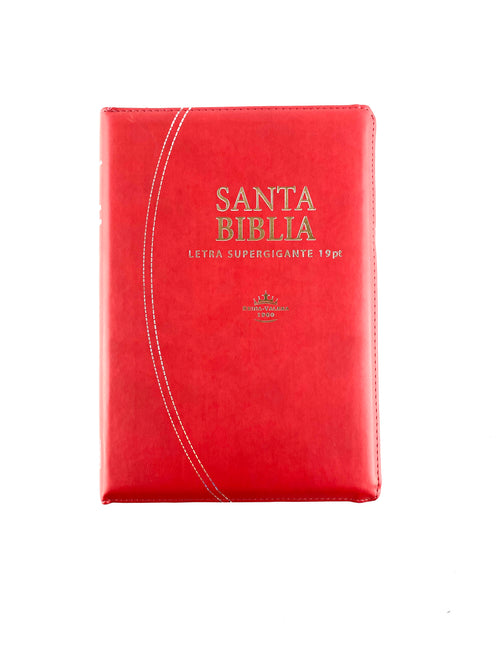 Biblia reina valera 1960 letra súper gigante roja con índice by Reina Valera 1960