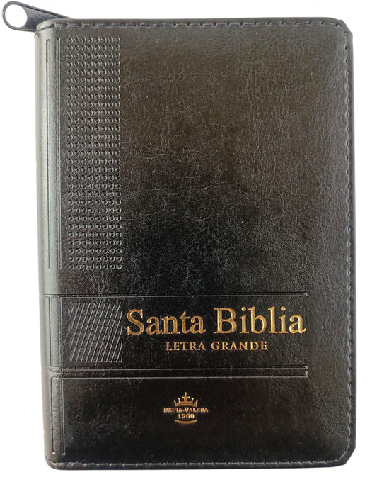 Biblia RVR 1960 Negra bolsillo Letra Grande by Reina Valera 1960