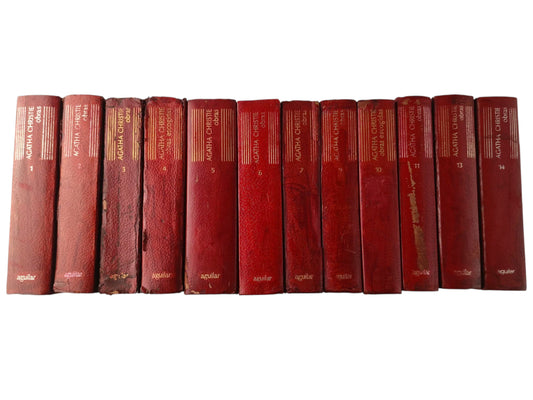 Agatha Christie Obras Selectas de la Colección aguilar disponible 12 tomos, faltantes 8, 12 y 15