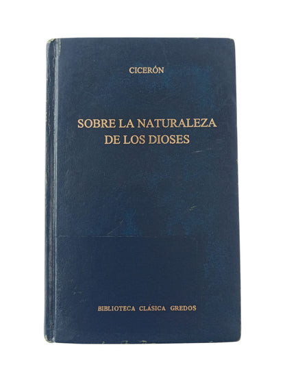 Sobre la naturaleza de los Dioses