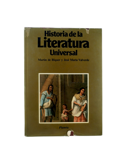 Historia de la literatura Universal. 4 Tomos by Martin de Riquer y José maría Valverde
