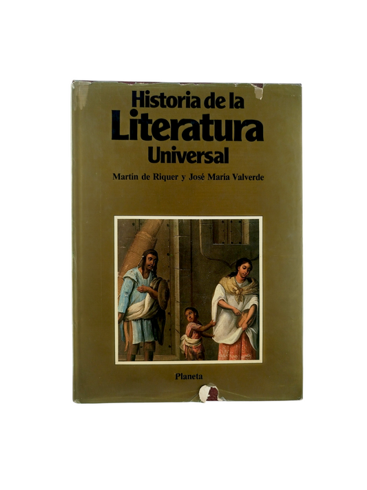 Historia de la literatura Universal. 4 Tomos by Martin de Riquer y José maría Valverde