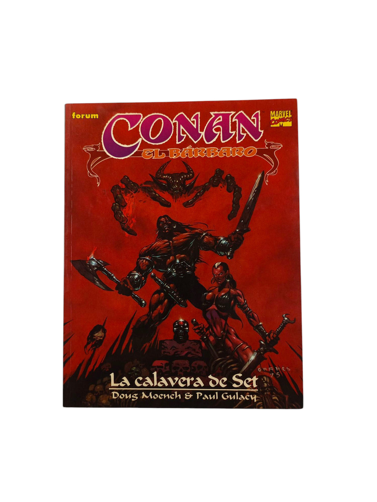 Conan el bárbaro La calavera de set by Doug Moench y Paul Gulacy