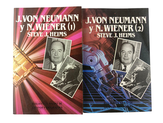 J. Von Neumann y N. Wiener 2 tomos