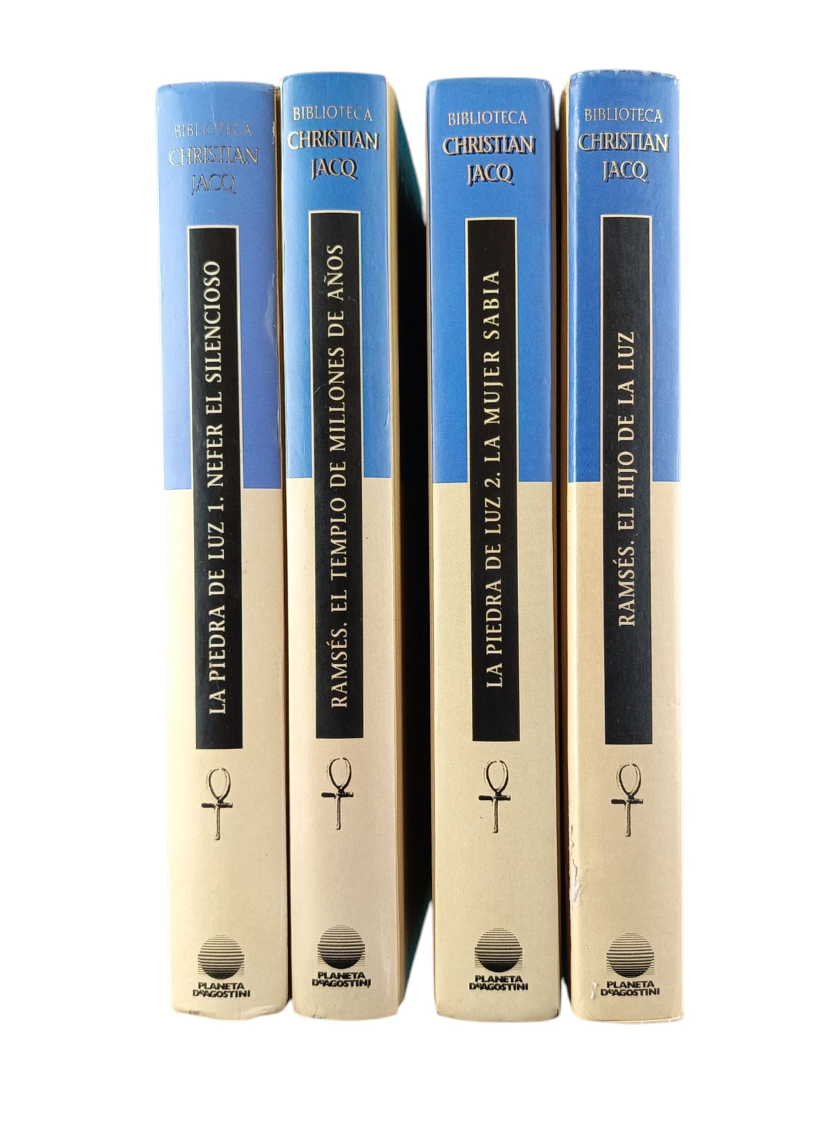 Biblioteca Christian Jacq 4 tomos by Christian Jacq