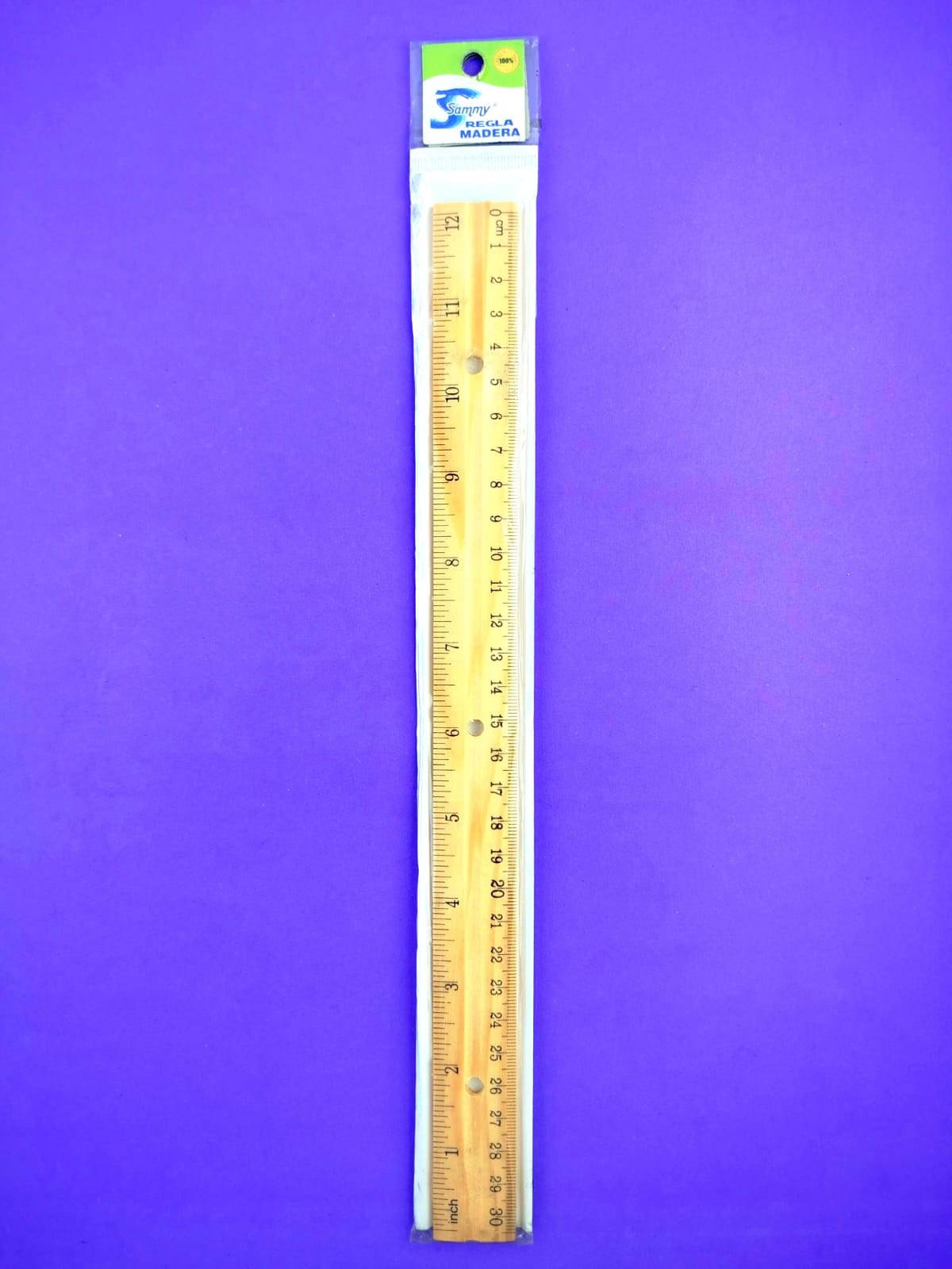 Regla de madera 30CMs by Sammy