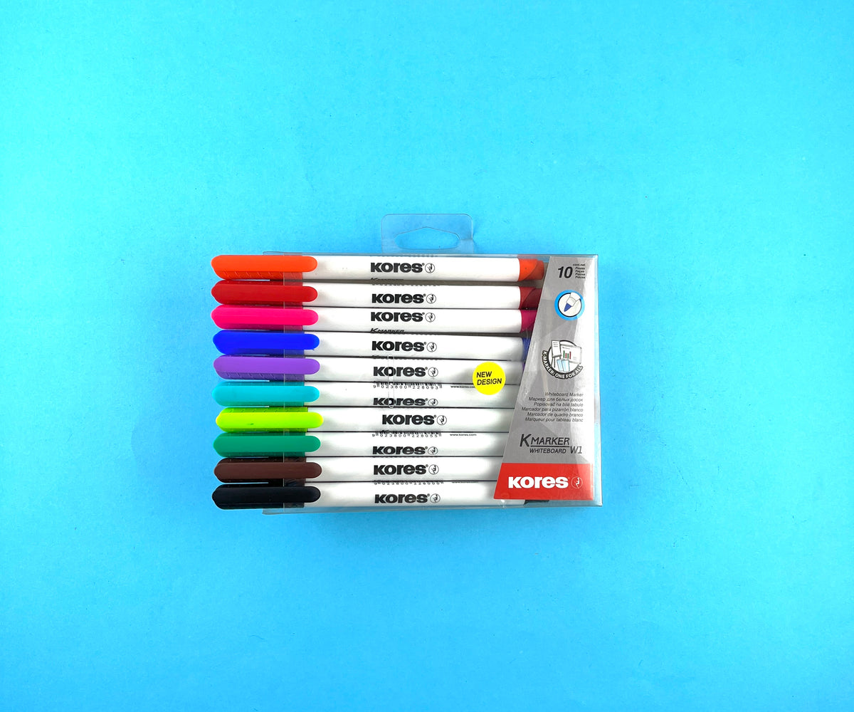 Marcadores k-marker borrable kores x10 by Kores