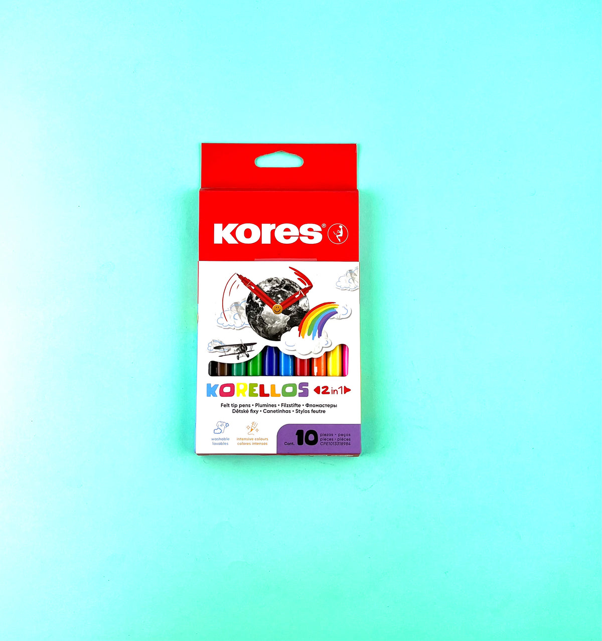 Plumones korellos 2 en 1 x10 by Kores