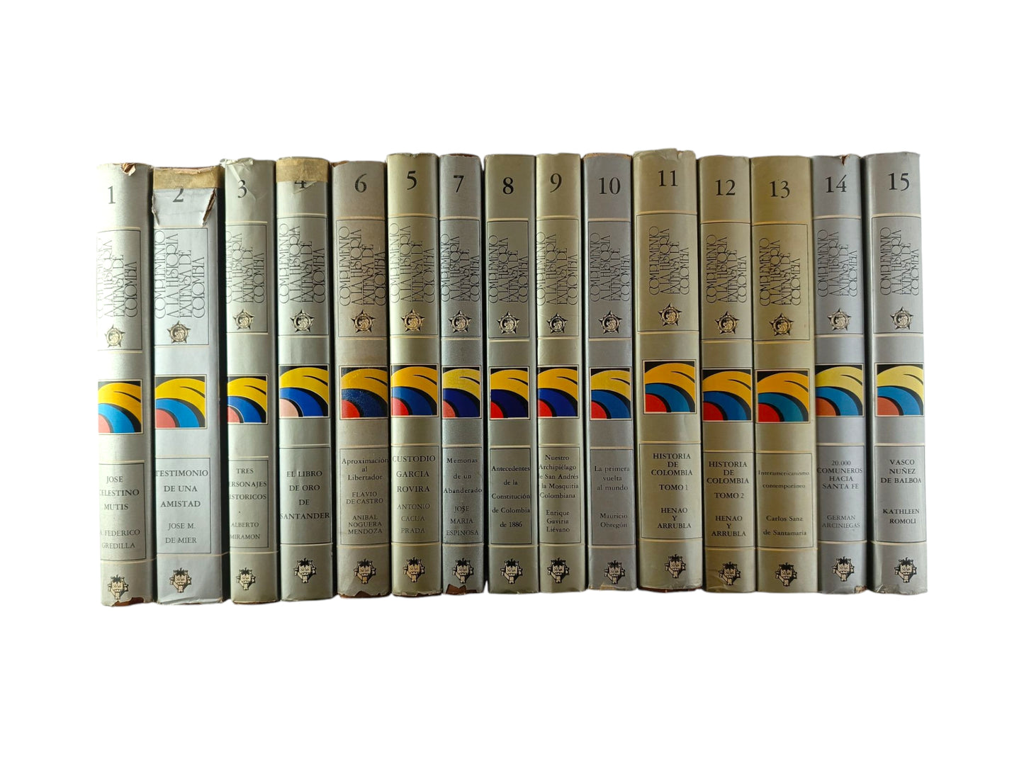 Complemento a la historia extensiva de Colombia 15 Tomos - 1985