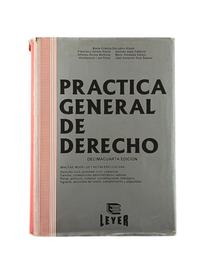 Práctica general de derecho 14a ed