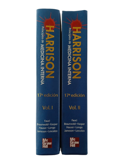 Harrison principios de Medicina Interna edición 17a 2 volúmenes