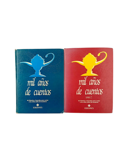 Mil años de cuentos 2 tomos