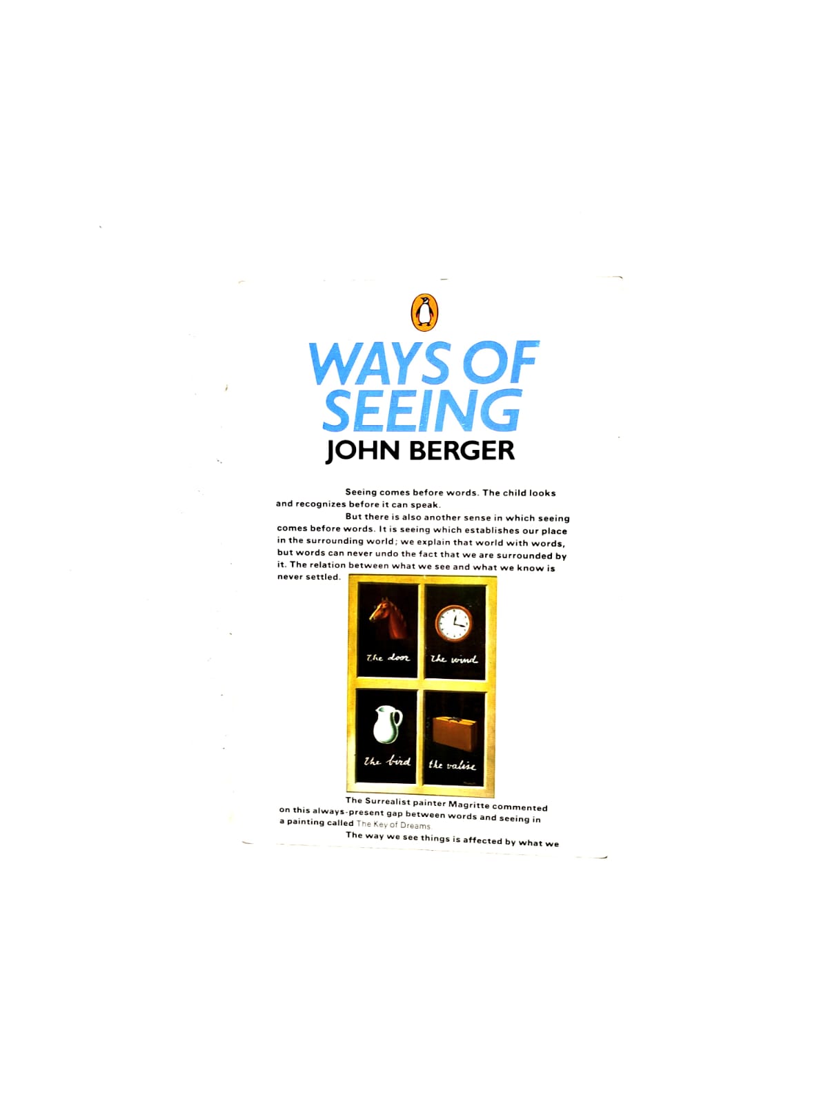 Ways of seeing by John Berger
