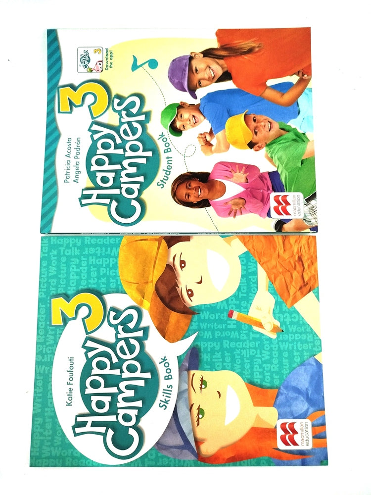 Happy campers 3 student book + skills book by Varios