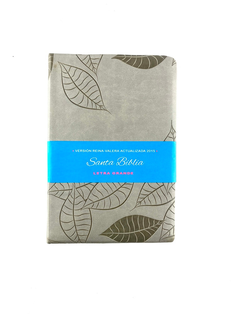 Biblia 2015 letra grande gris by Reina Valera actualizada 2015
