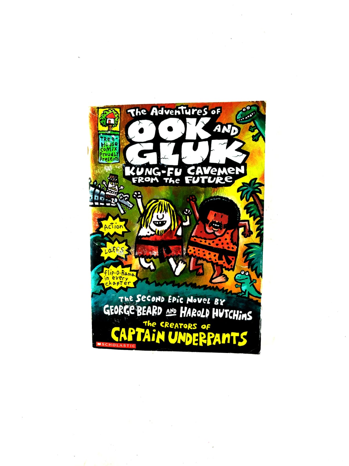 The adventures of Ook and Gluk kung fu cavemen from the future by Dav Pilkey