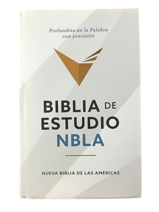 Biblia de estudio Nueva Biblia de las Américas Letra Grande Tapa dura