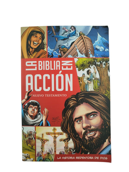 Nuevo testamento biblia en acción by Varios