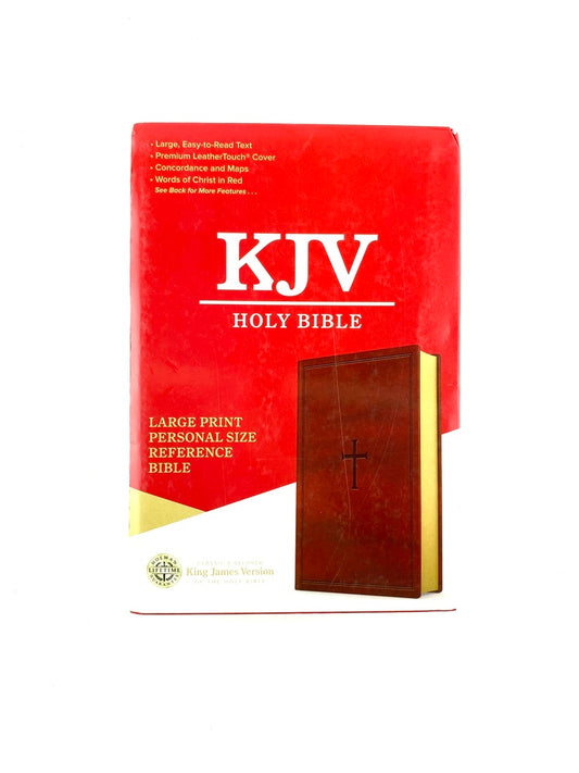 Biblia en ingles king james version vinotinto grande