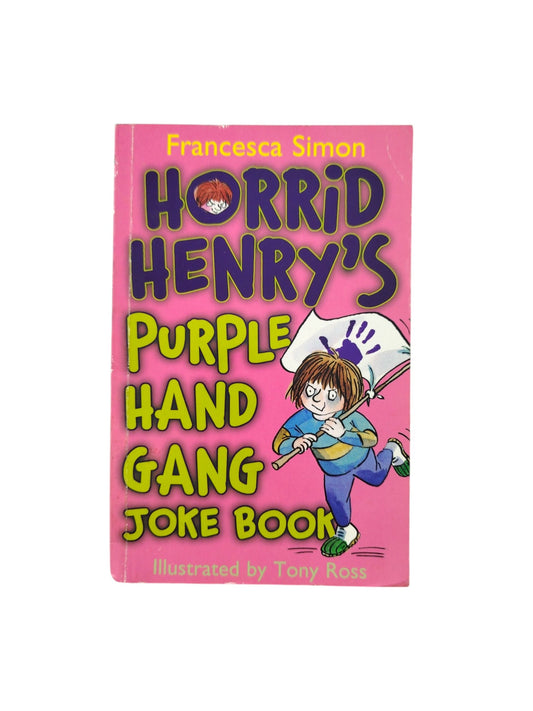 Horrid Henry´s Purple Hand Gang Joke Books by Francesca Simon