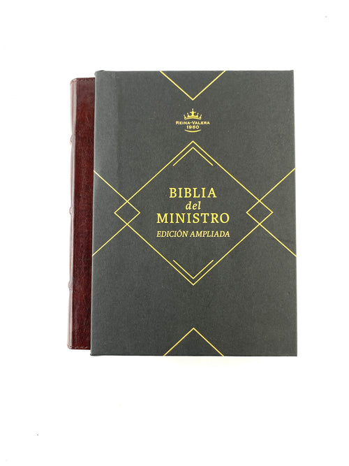 Biblia del ministro edición ampliada caoba by Reina Valera 1960