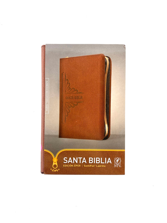 Biblia ntv tipo agenda ladrillo zíper by Nueva Traducción Viviente