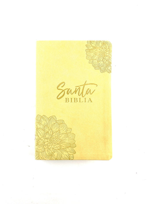 Biblia NTV edición ágape beige flor by Nueva Traducción Viviente