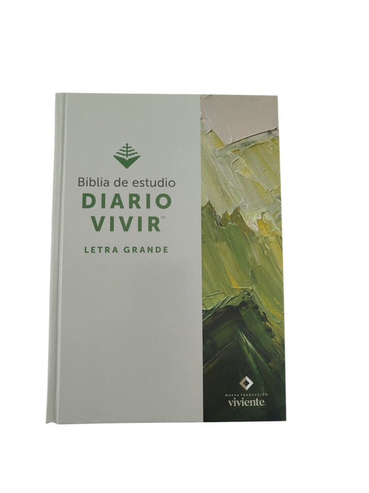 Biblia de estudio diario vivir pasta dura letra grande by Tyndale