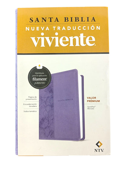Biblia NTV Filament morado