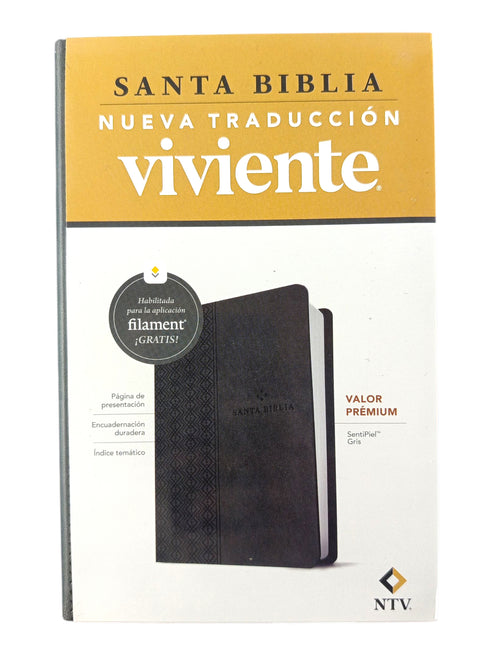 Biblia NTV Filament Gris by Tyndale