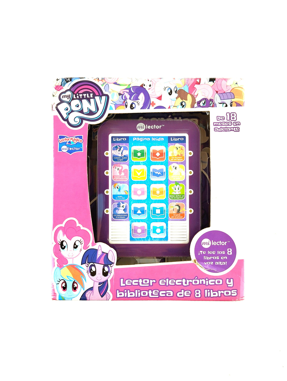 Lector mágico biblioteca de 8 libros my little pony by Varios Autores