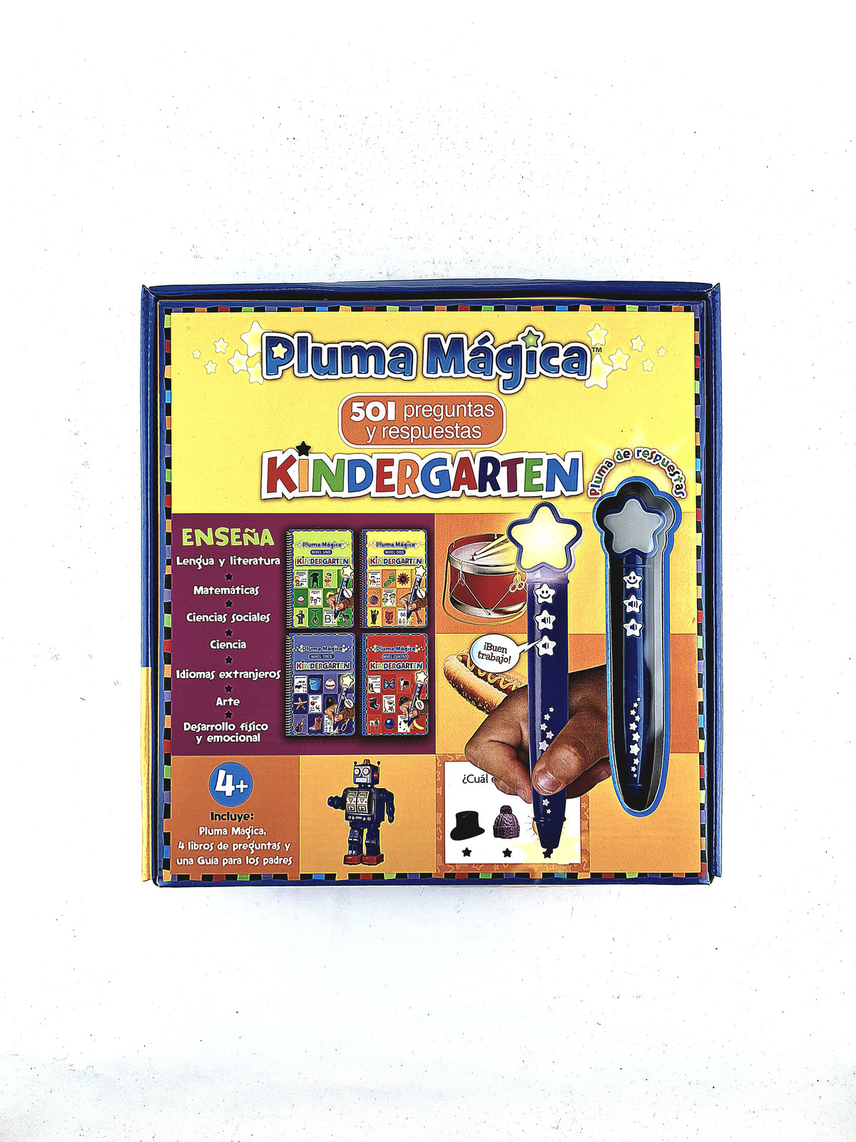 Pluma mágica 501 preguntas y respuestas kindergarten (CAJA) by Varios