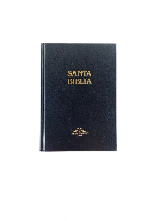 Biblia rvr 1909 negra tapa dura