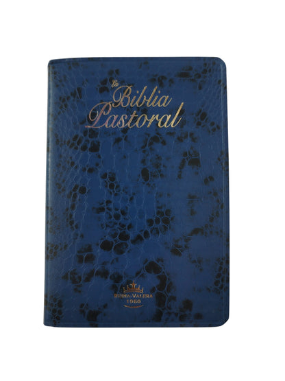 Biblia pastoral 1960 azul by Reina Valera 1960